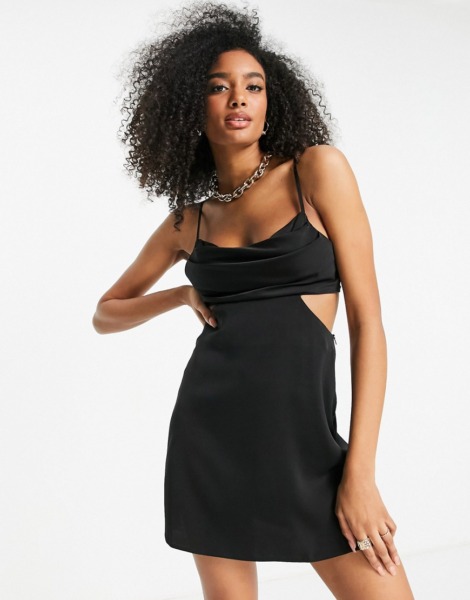 Asos - Woman Mini Dress in Black GOOFASH