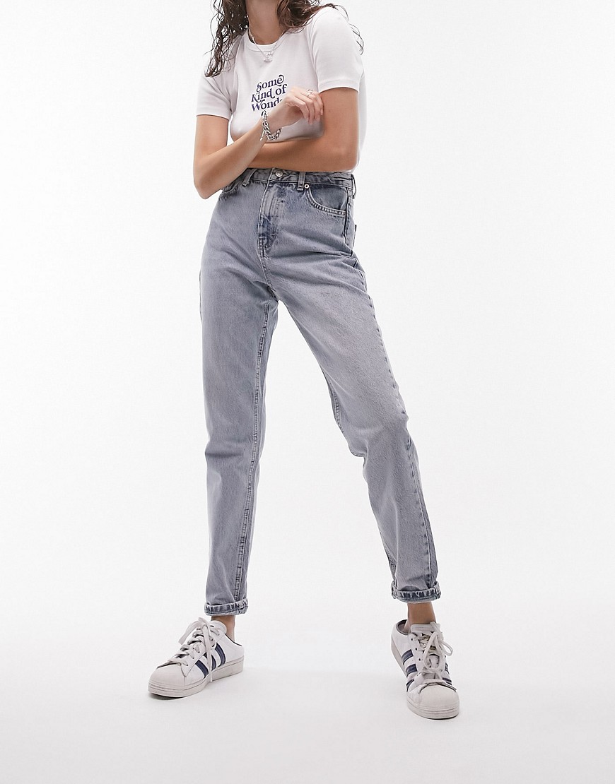 Asos - Woman Mom Jeans Blue by Topshop GOOFASH