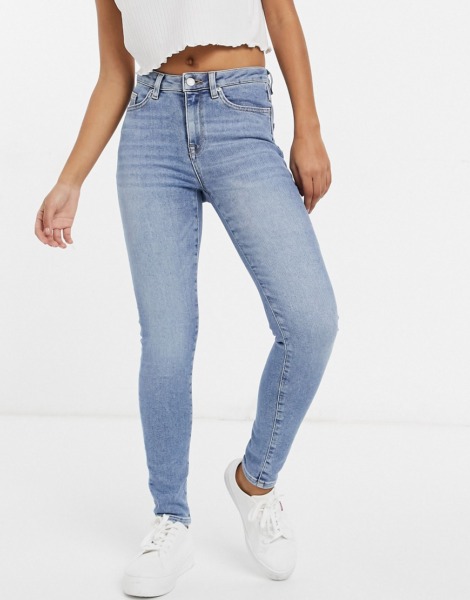 Asos - Woman Skinny Jeans Blue Selected GOOFASH