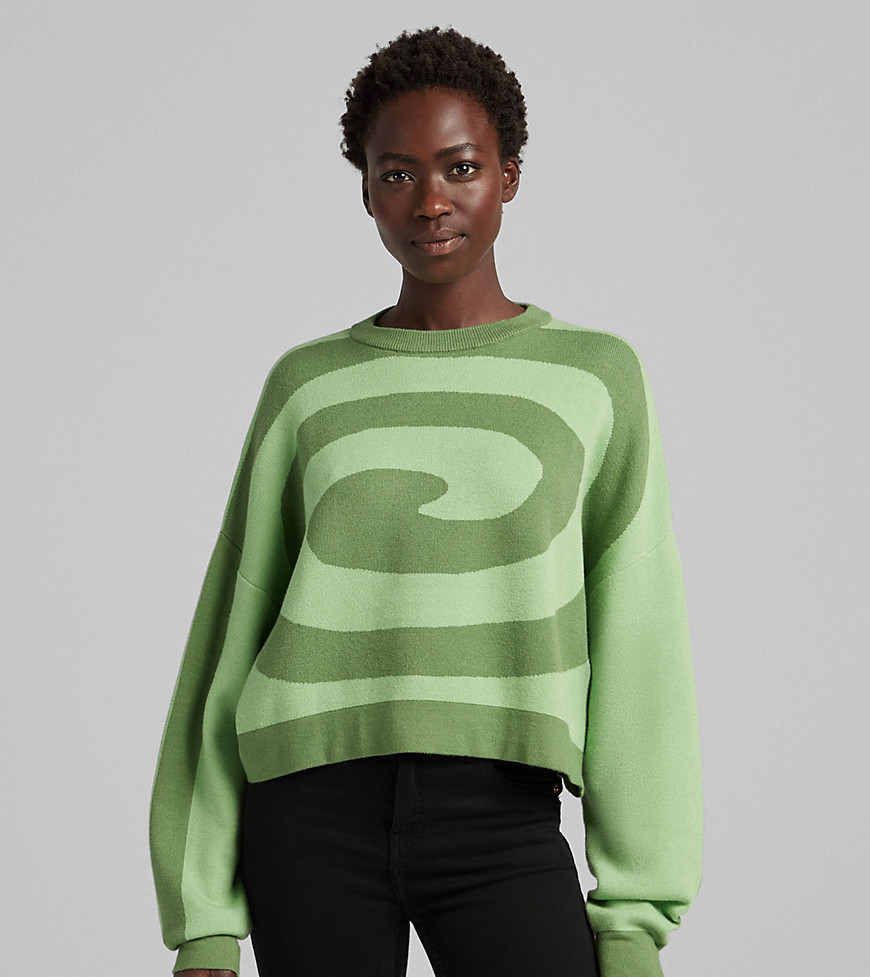 Asos - Woman Sweater Green from Bershka GOOFASH