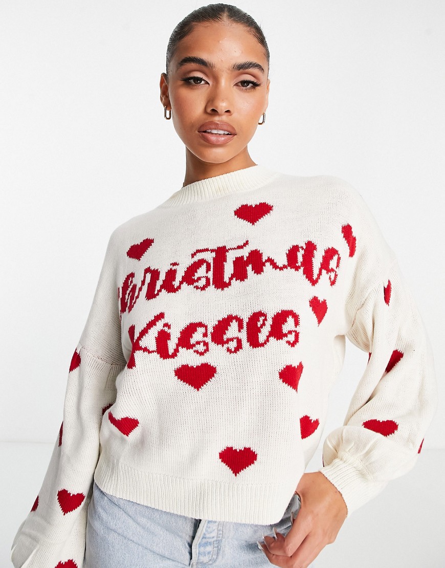 Asos Woman Sweater Red from Missguided GOOFASH