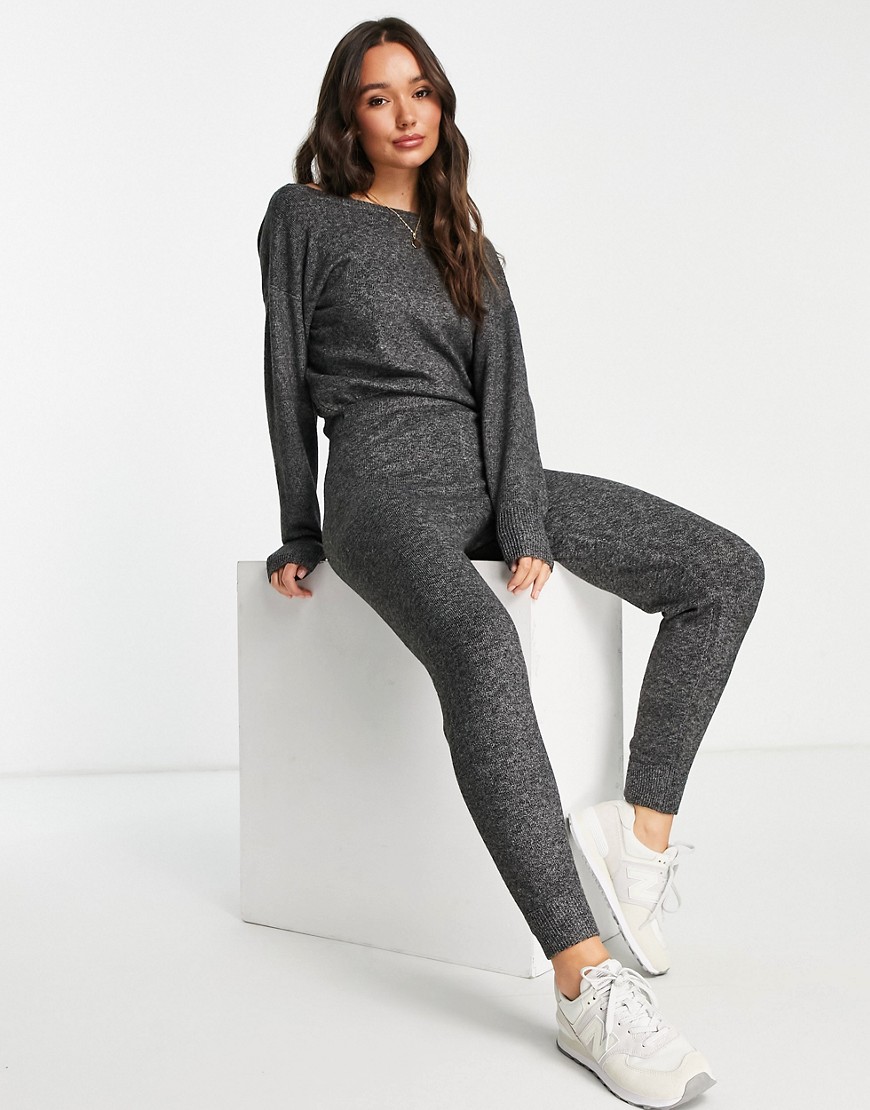 Asos Women Grey Jumpsuit by M Lounge GOOFASH
