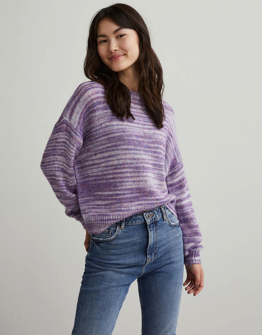 Asos Women Purple Sweater by Pieces GOOFASH