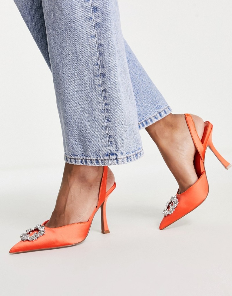 Asos - Women's High Heels in Orange GOOFASH
