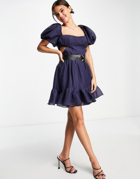 Asos - Women's Mini Dress - Blue GOOFASH