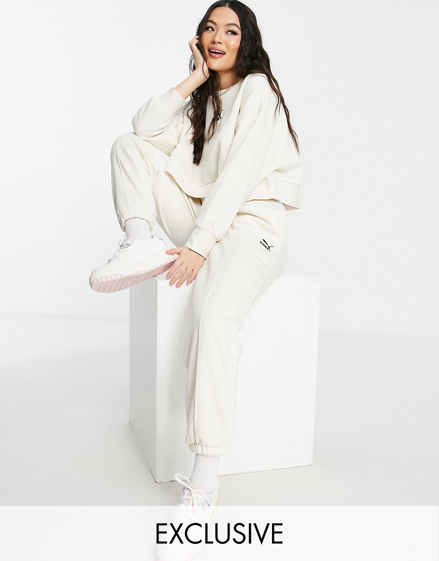 Asos - Women's Sweatpants White by Puma GOOFASH