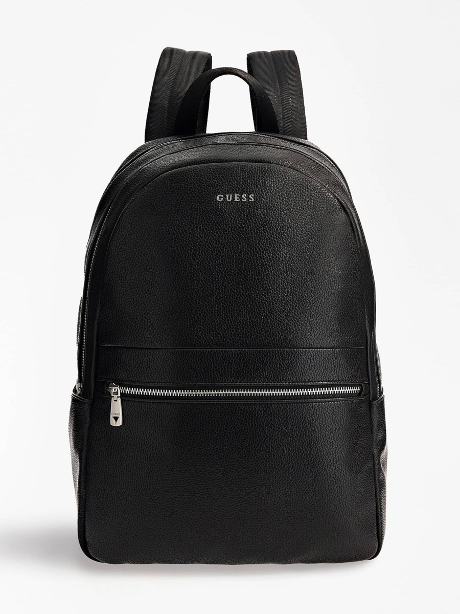 Backpack Black for Man at Guess GOOFASH