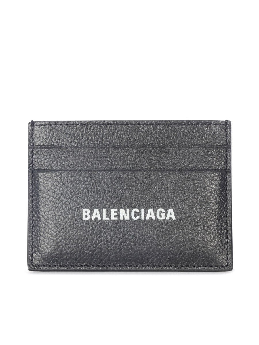 Balenciaga - Man Card Holder in Black from Suitnegozi GOOFASH