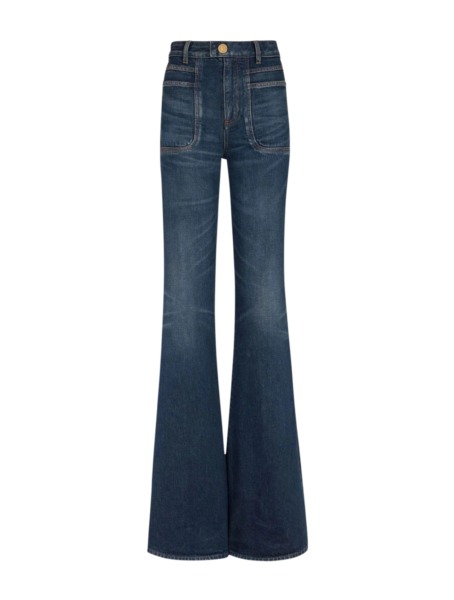 Balmain Blue Lady Flared Jeans - Suitnegozi GOOFASH