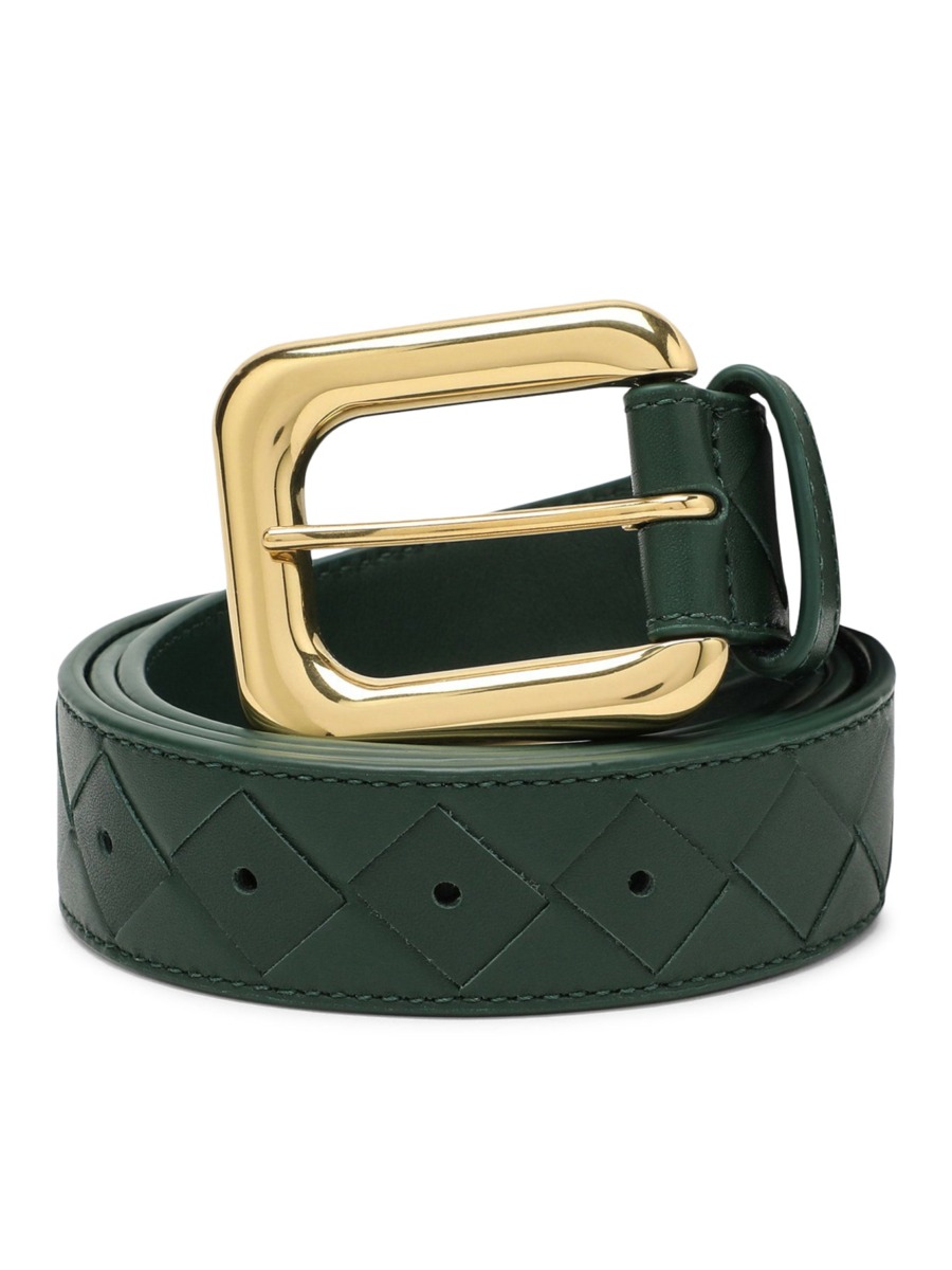 Belt in Green - Bottega Veneta Woman - Suitnegozi GOOFASH
