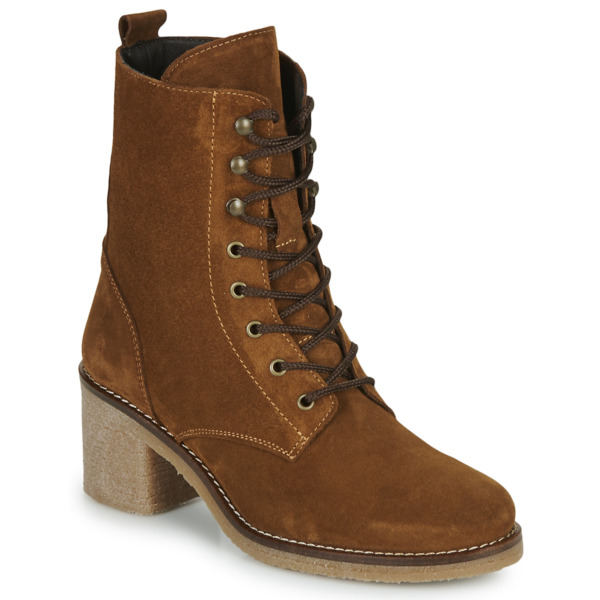 Betty London Ankle Boots Brown for Women from Spartoo GOOFASH
