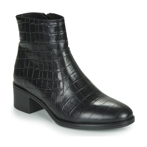 Black Ankle Boots for Woman by Spartoo GOOFASH