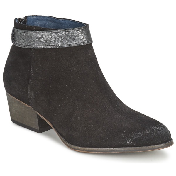 Black Ankle Boots for Women by Spartoo GOOFASH