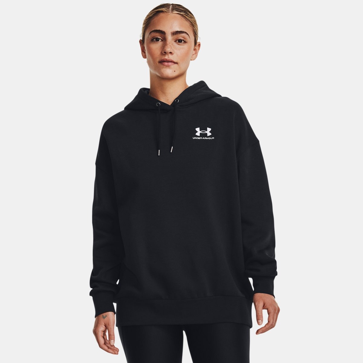 Black Hoodie for Woman by Under Armour GOOFASH