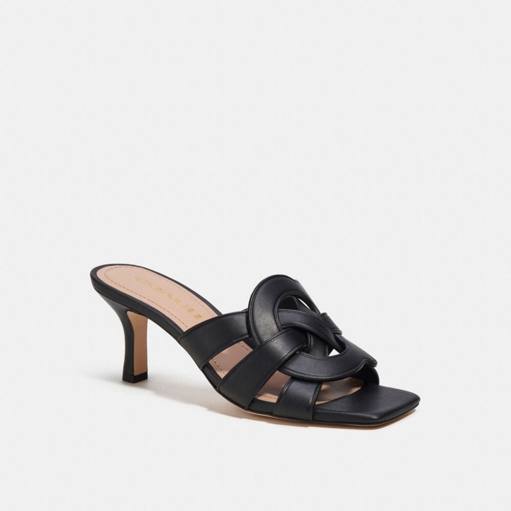 Black Sandals for Women by Coach GOOFASH