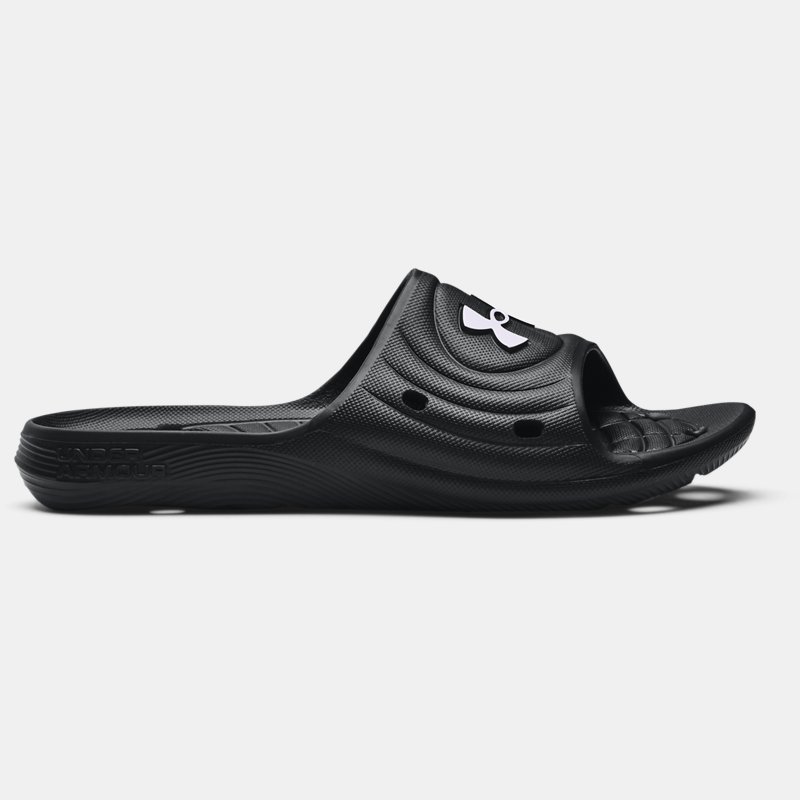 Black Sliders for Men by Under Armour GOOFASH