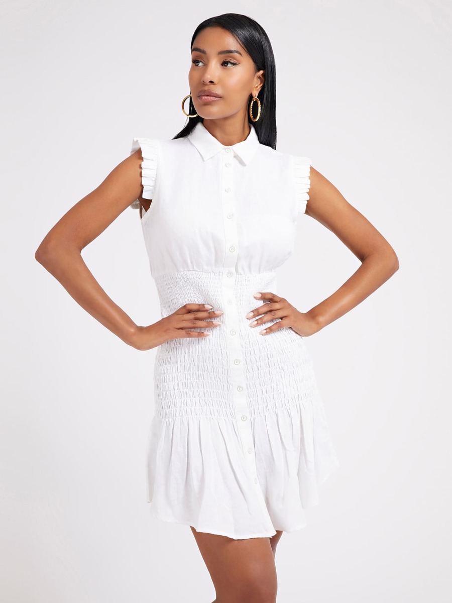 Blouse in White for Women by Guess GOOFASH