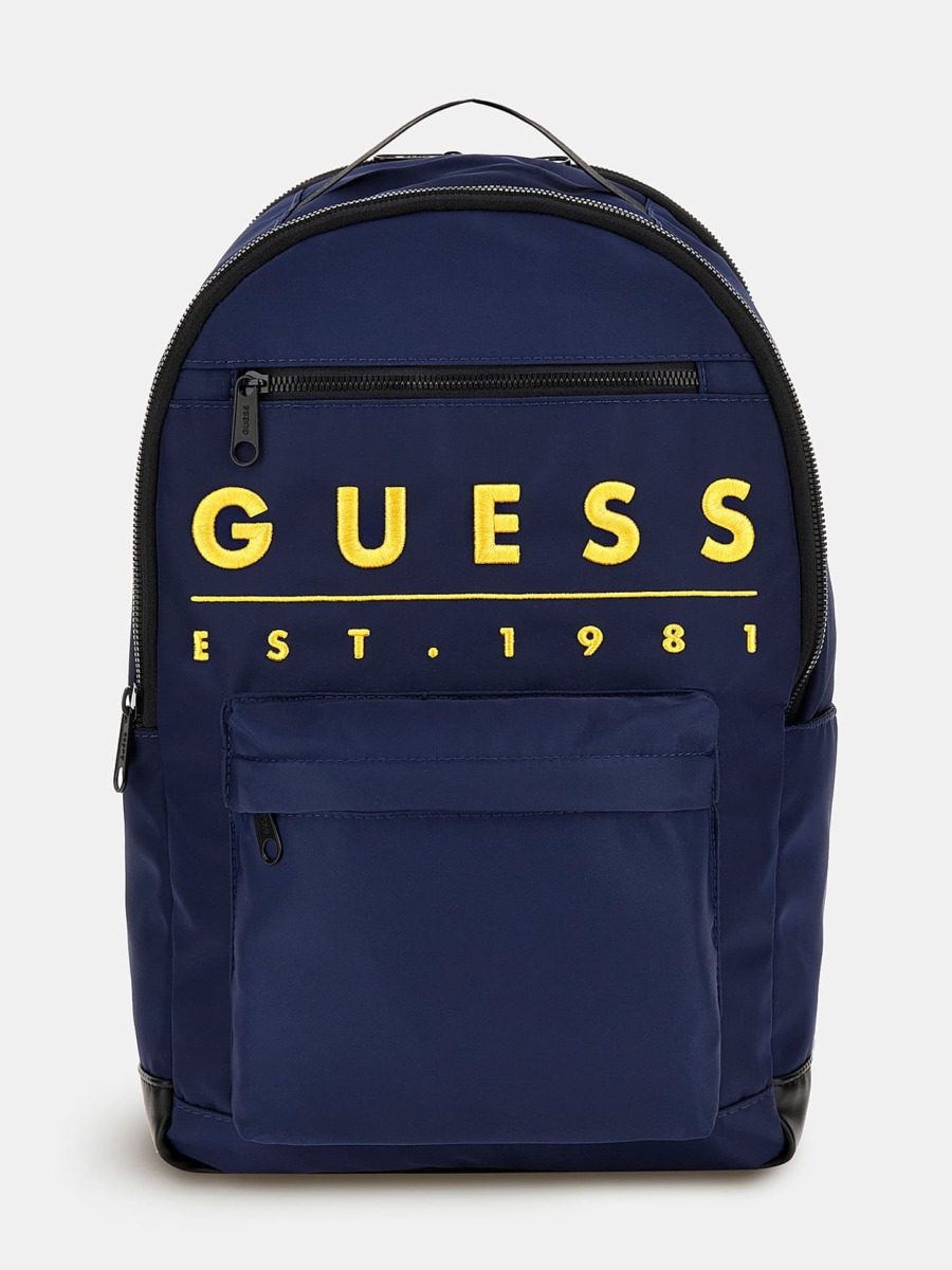 Blue Backpack by Guess GOOFASH