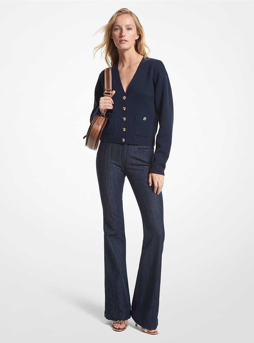 Blue Cardigan for Woman from Michael Kors GOOFASH