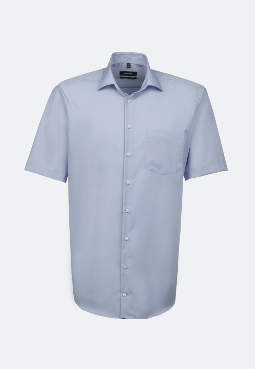 Blue Men's Business Shirt - Seidensticker GOOFASH