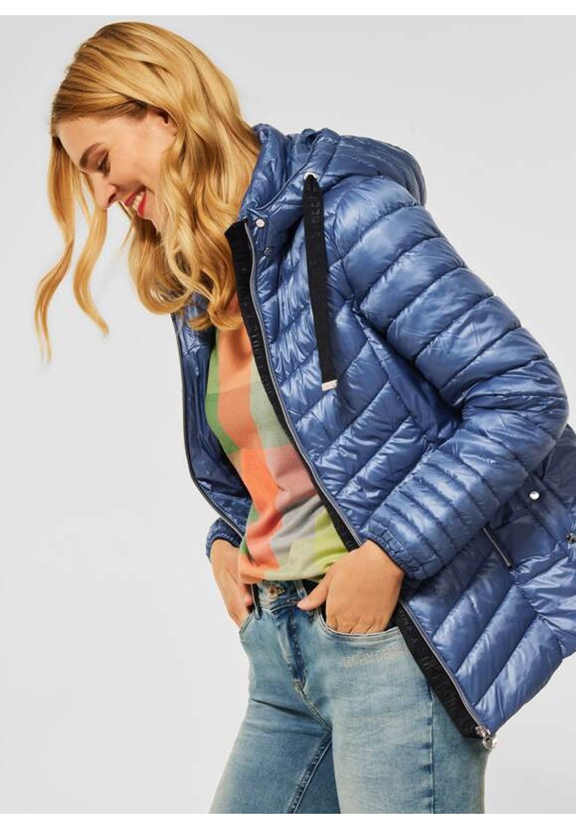 Blue Padded Jacket for Woman at Street One GOOFASH