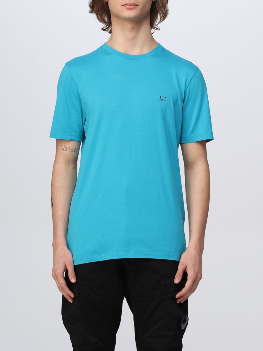 Blue T-Shirt - Giglio - C.P. Company GOOFASH