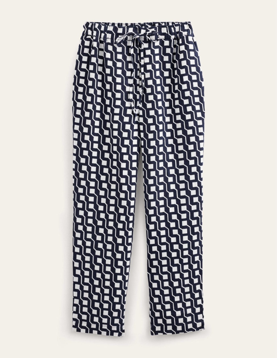 Boden Blue Lady Trousers GOOFASH