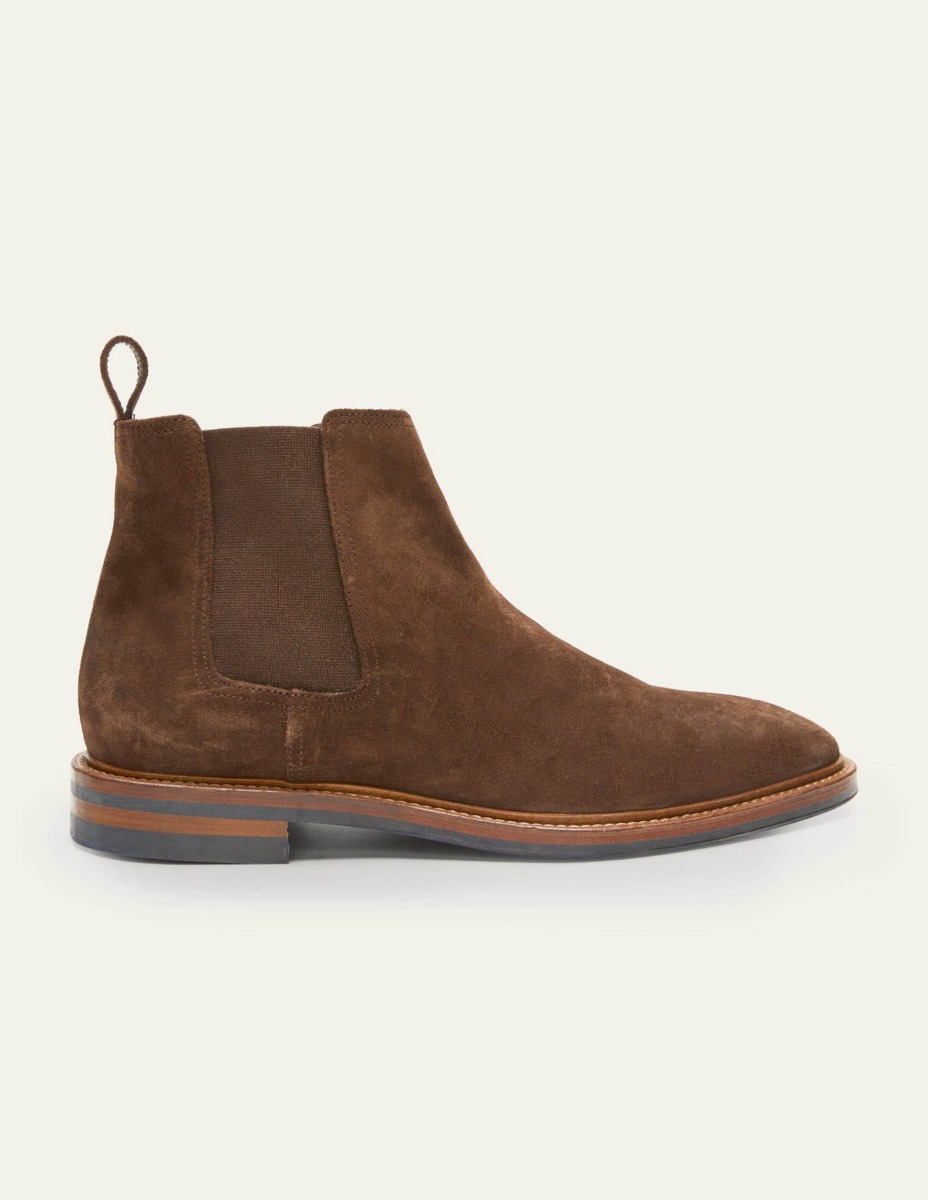 Boden - Chelsea Boots - Chocolate GOOFASH