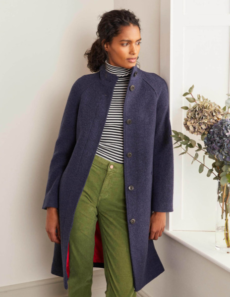 Boden - Coat in Blue for Woman GOOFASH