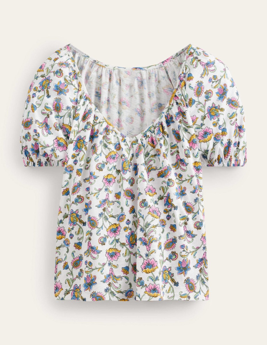 Boden - Ivory Top - Woman GOOFASH