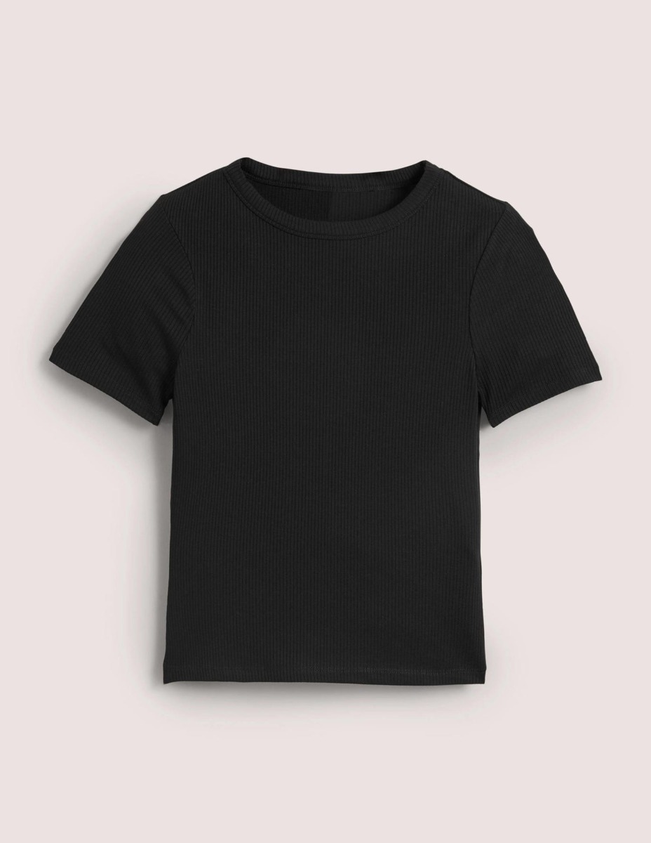 Boden - Ladies Black T-Shirt GOOFASH