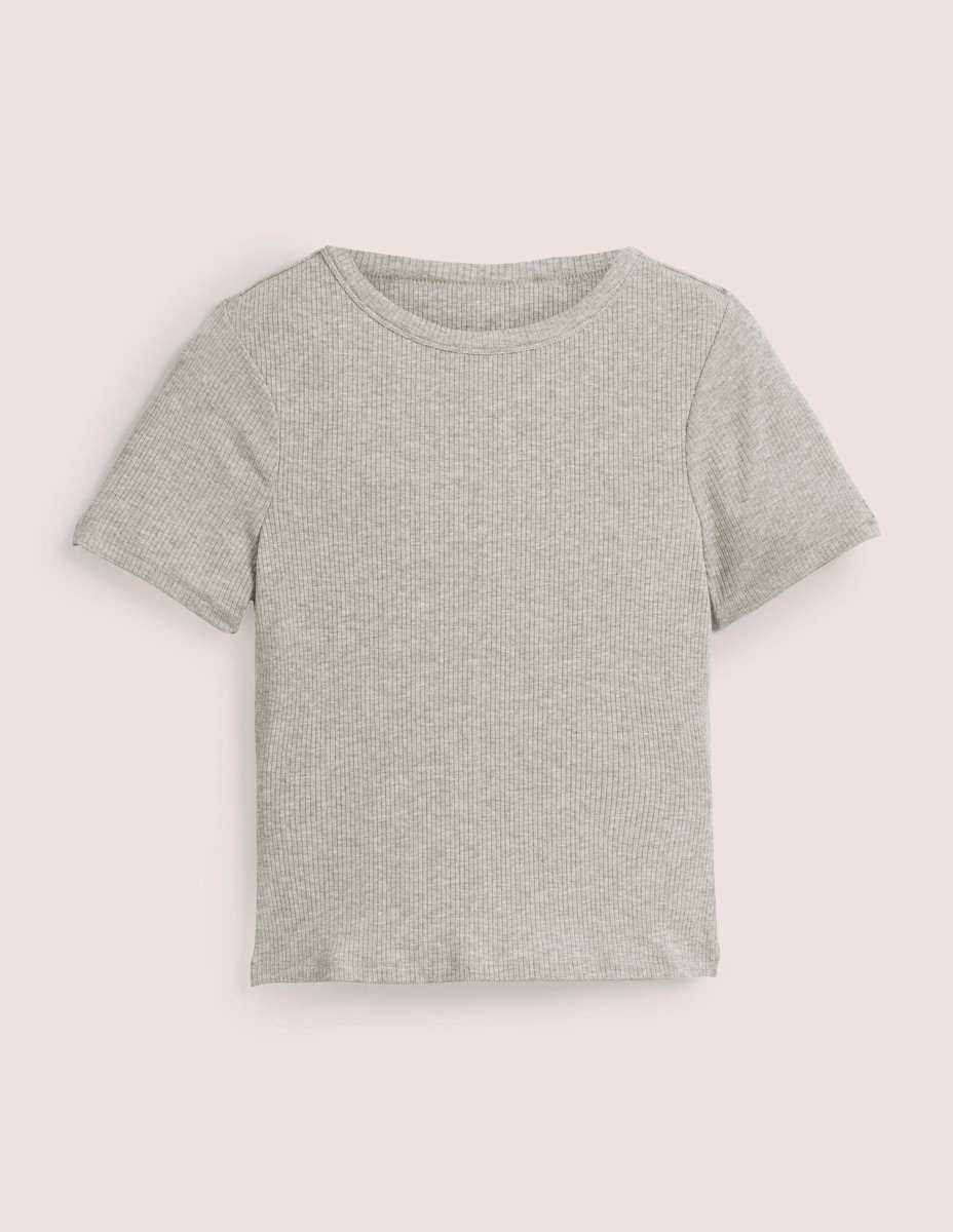 Boden - Ladies Grey T-Shirt GOOFASH