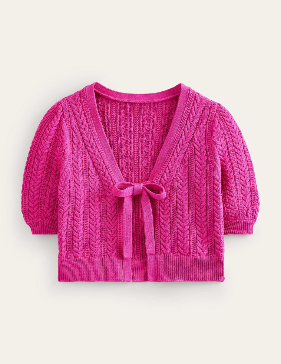 Boden Lady Cardigan in Pink GOOFASH