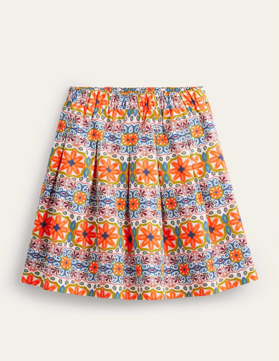 Boden - Lady Pleated Skirt Multicolor GOOFASH