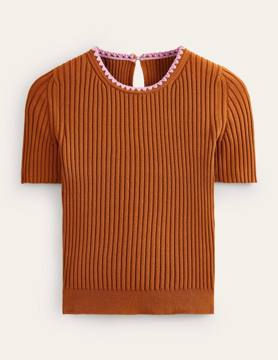 Boden - Orange - Women's T-Shirt GOOFASH