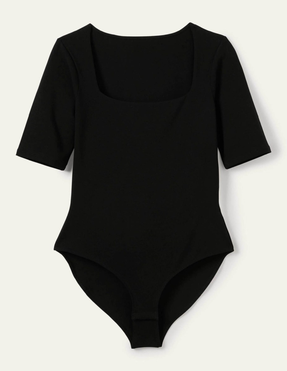 Boden - Woman Bodysuit in Black GOOFASH