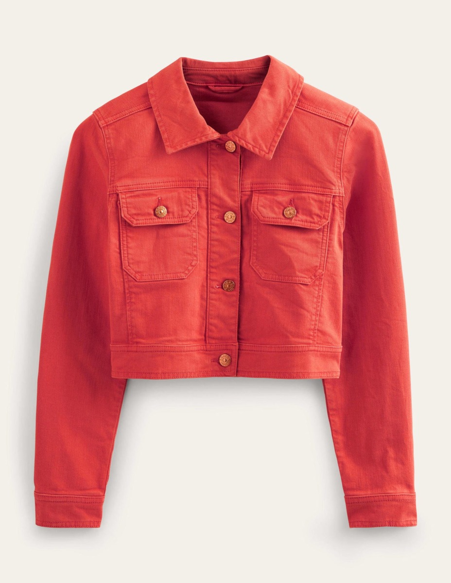 Boden Womens Jacket in Red GOOFASH