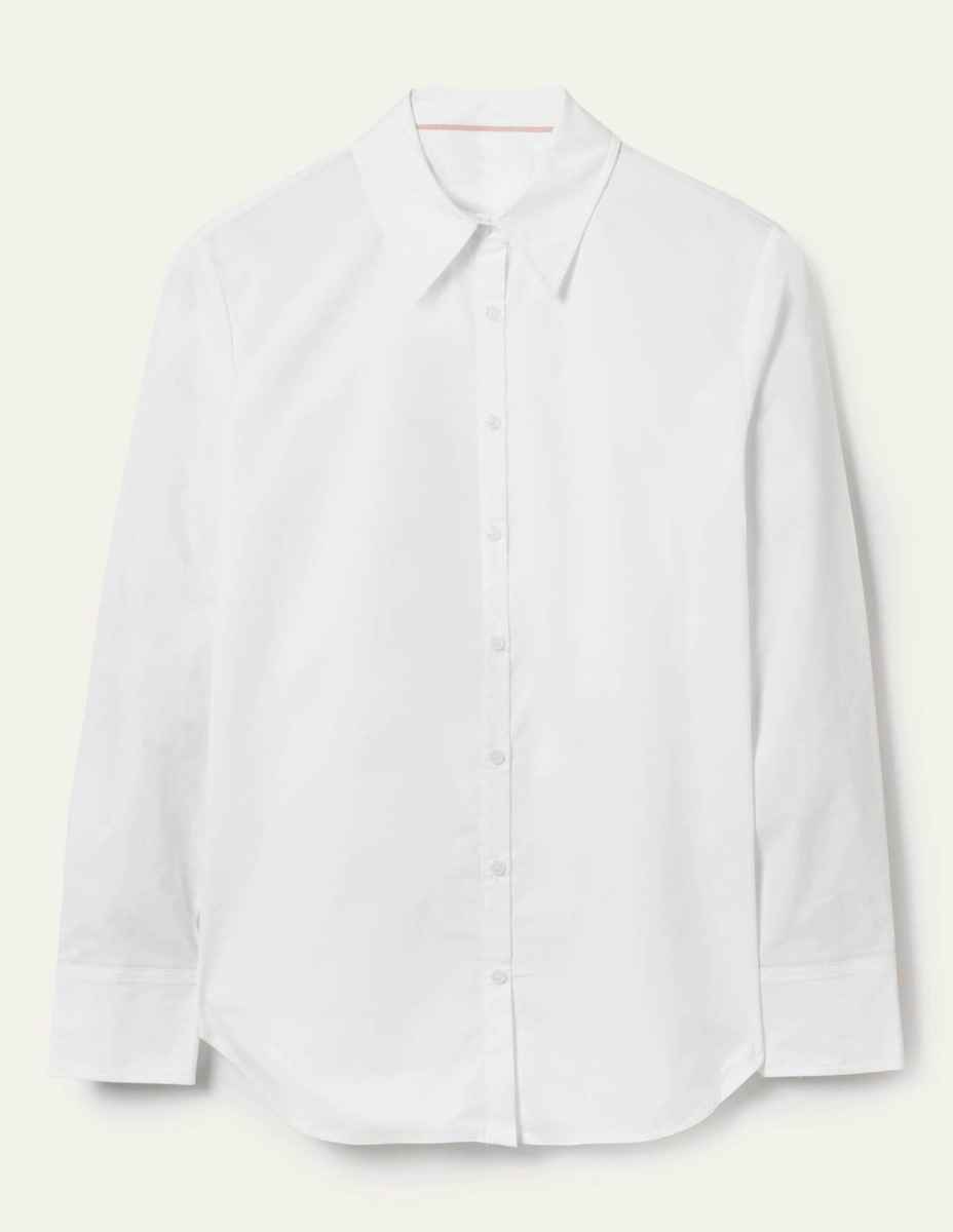 Boden - Women's Shirt in White GOOFASH