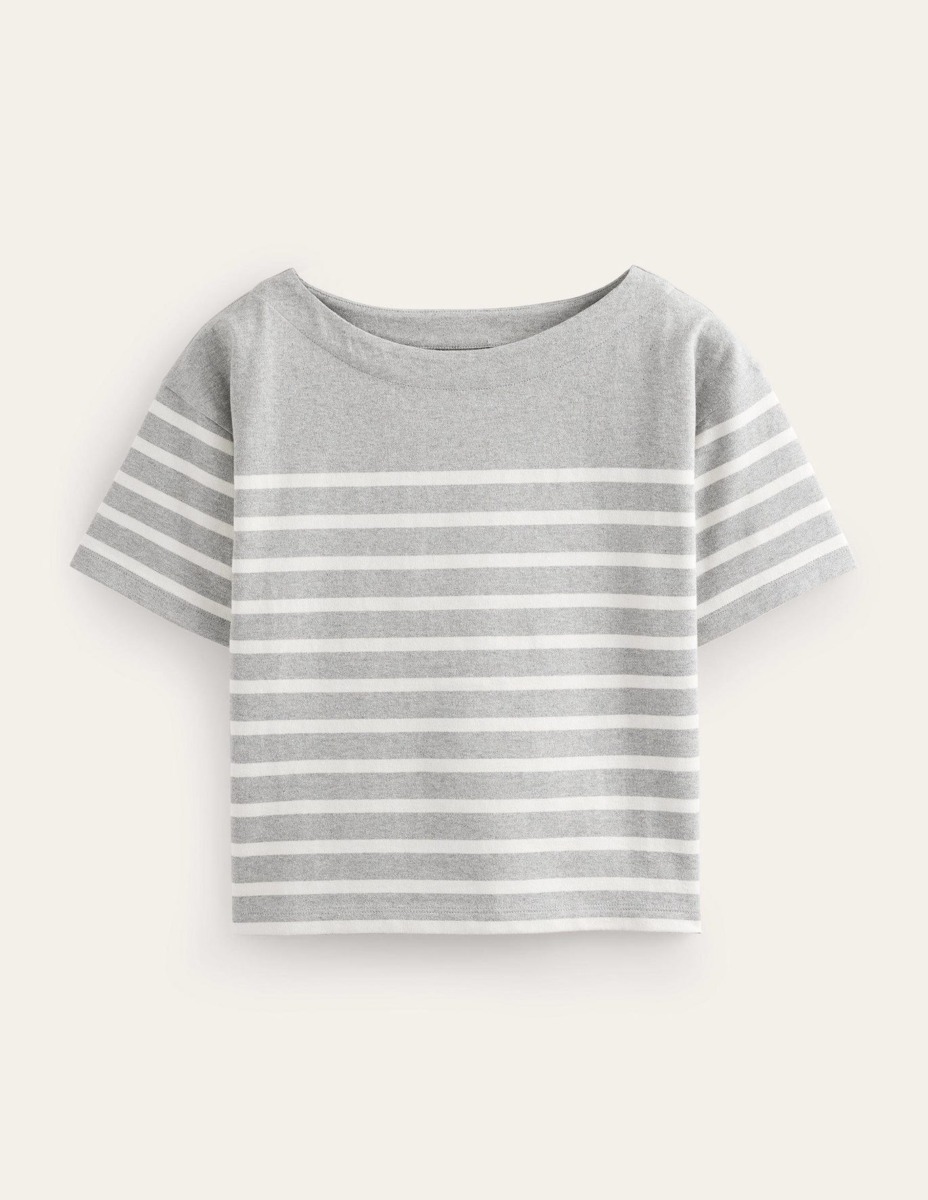 Boden Womens T-Shirt Grey GOOFASH
