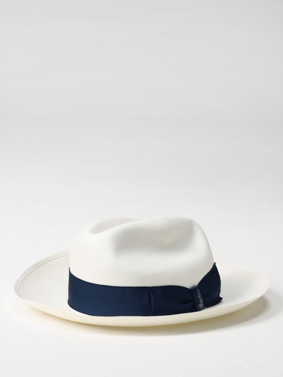 Borsalino - Hat in Blue for Man at Giglio GOOFASH