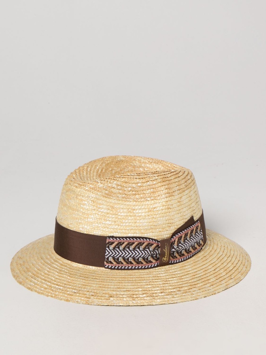 Borsalino - Hat in Brown for Man from Giglio GOOFASH