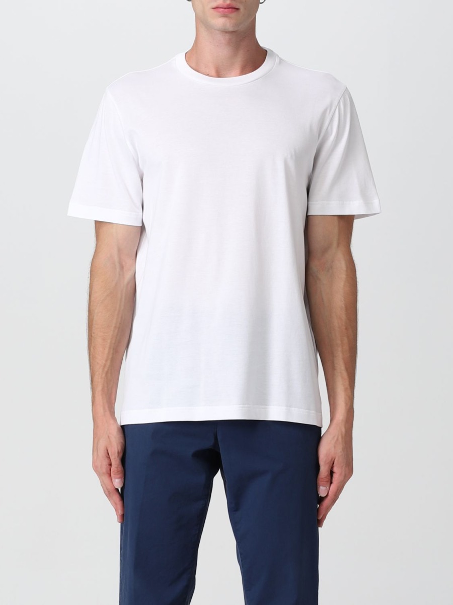 Brioni - Gents White T-Shirt by Giglio GOOFASH