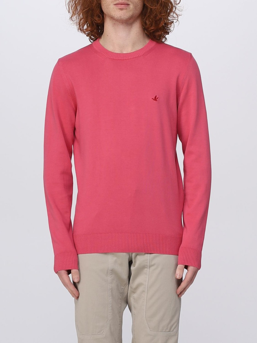 Brooksfield Man Jumper in Pink from Giglio GOOFASH