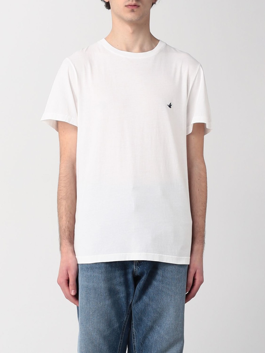 Brooksfield - Mens T-Shirt White from Giglio GOOFASH