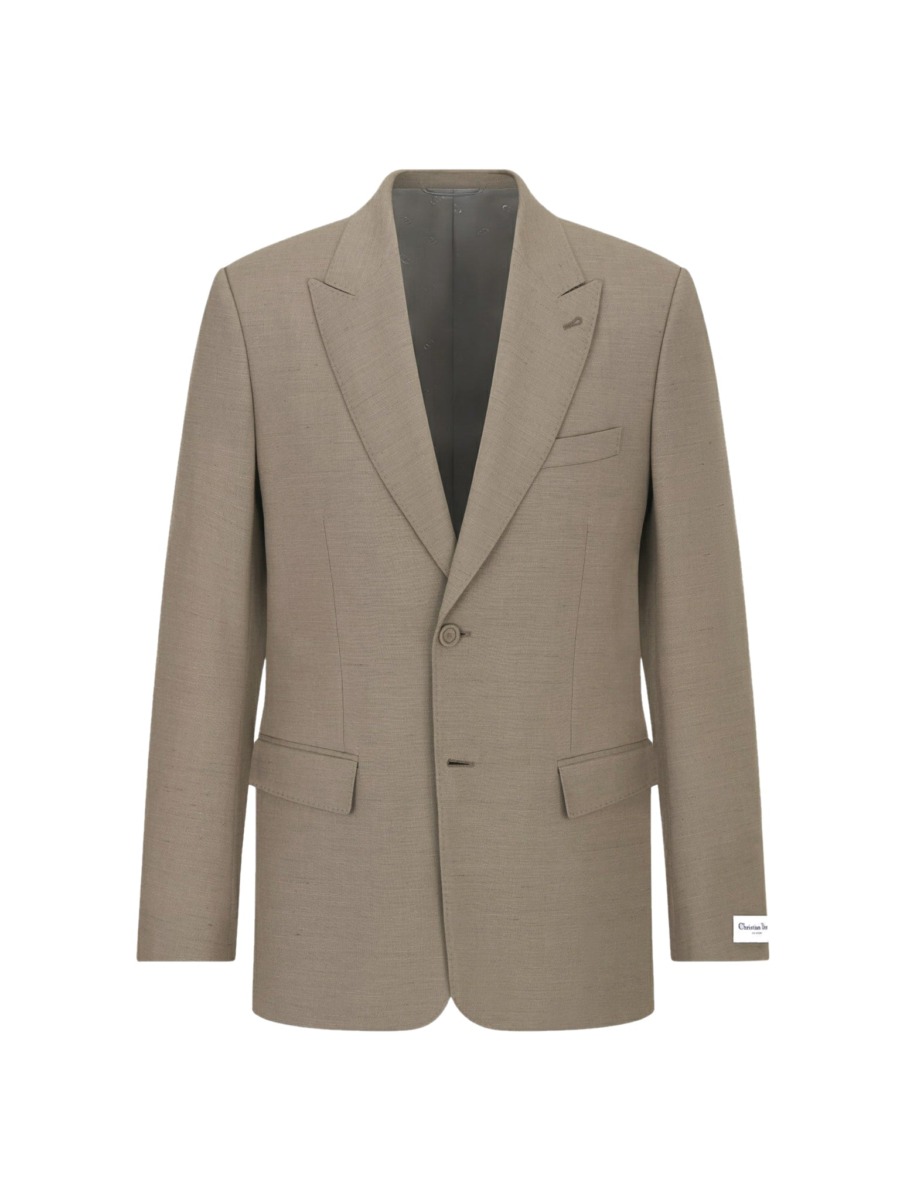 Brown Jacket Christian Dior Suitnegozi Man GOOFASH