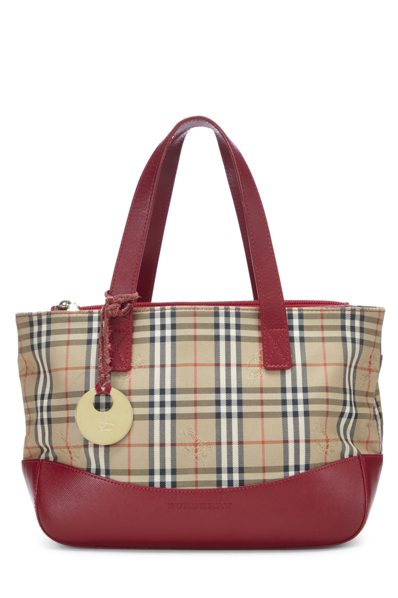 Burberry - Handbag in Red by WGACA GOOFASH