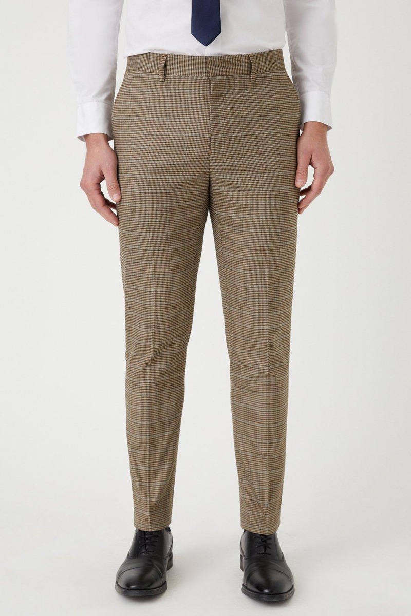 Burton - Men Suit Trousers - Ivory GOOFASH