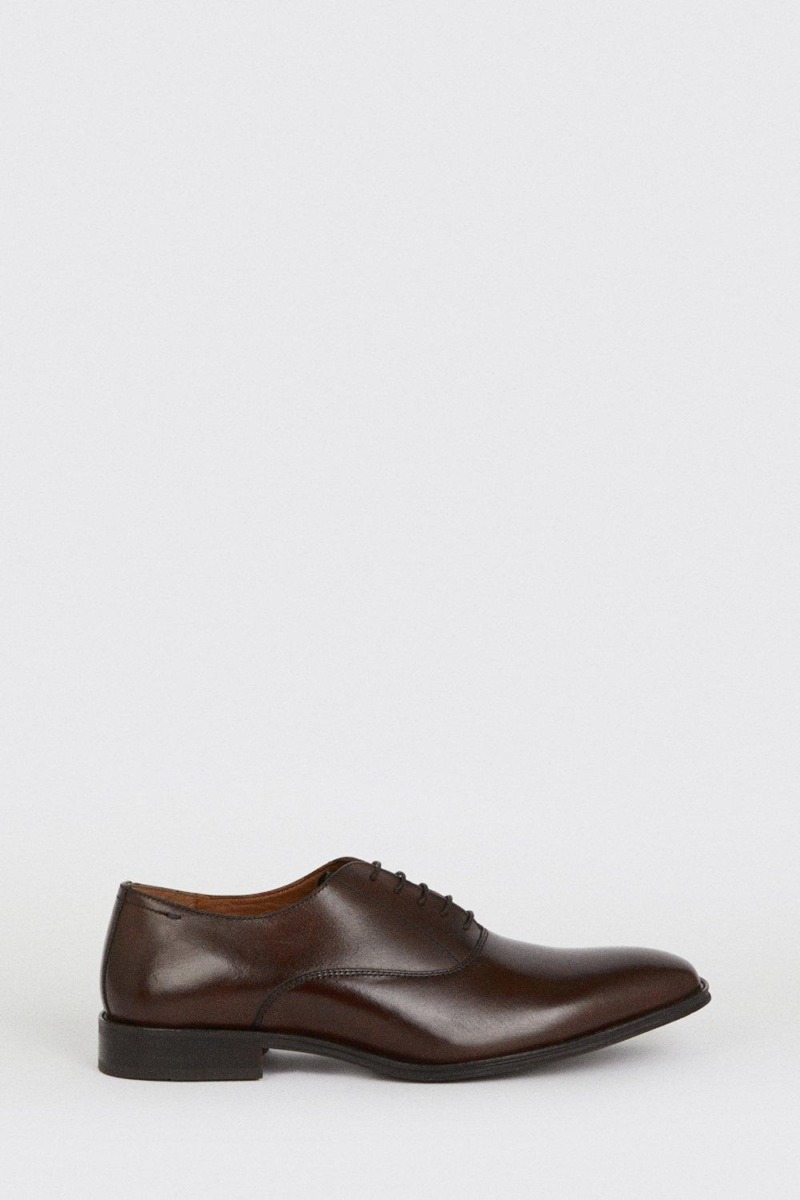 Burton Mens Oxford Shoes in Beige GOOFASH