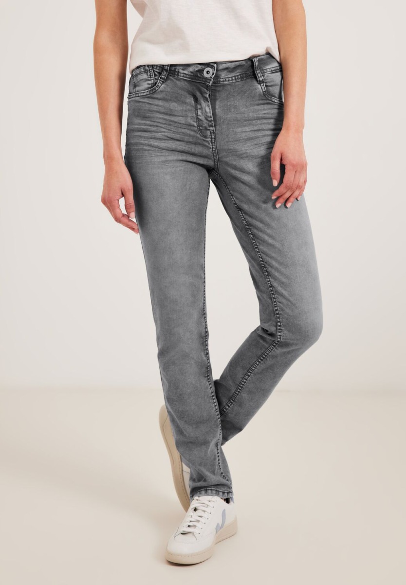 Cecil - Jeans Grey Womens JEANS GOOFASH