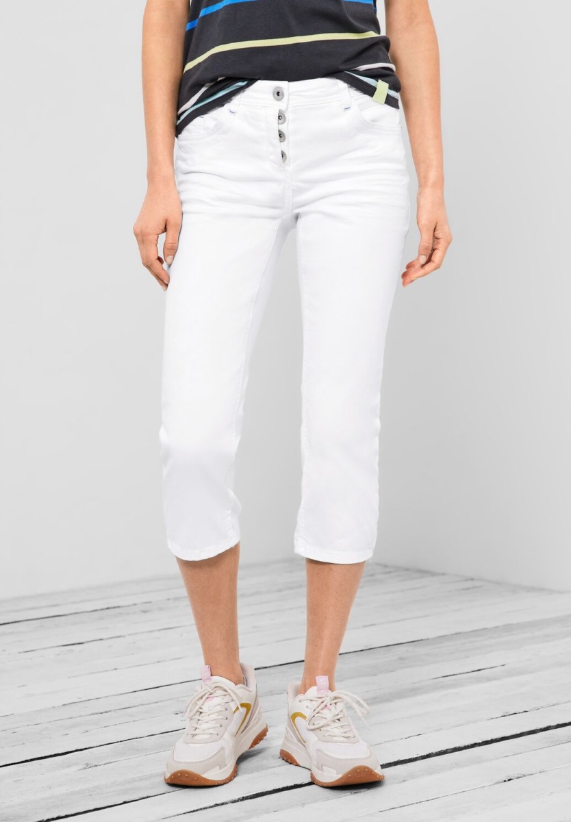 Cecil White Jeans Womens JEANS GOOFASH